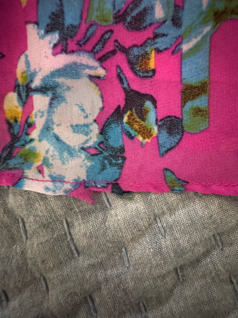 Betsey Johnson Pink Floral Chiffon Halter Dress Size 0 - Picture 12 of 12